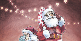 Affiche Les maladresses du Père Noël_Compagnie Les Enfants Sauvages