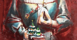 Affiche Les Contes de Noël d'Andersen_Compagnie Les Enfants Sauvages