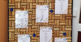 plan de table caricatures mariage maries