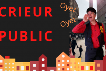 Alfredo, crieur public, crieur de rue, Auvergne Rhône-Alpes, Lyon