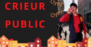 Alfredo, crieur public, crieur de rue, Auvergne Rhône-Alpes, Lyon