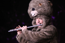 Marmotte à la flûte traversière