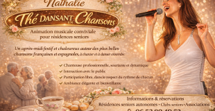 Chanteuse interpréte pour thé dansant et 3ème âge