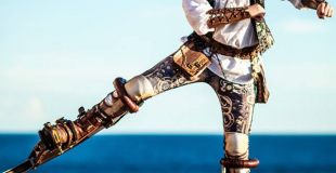 échassiers pirate, animation de carnaval pour défilé et parades 