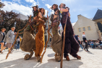 Déambulations interractives et spectacles de rue par la compagnie Arteflammes