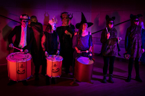 Groupe Lézard d'Halloween