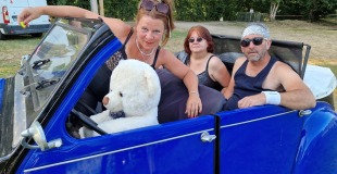 Les Taupes 50 Paysage 2CV