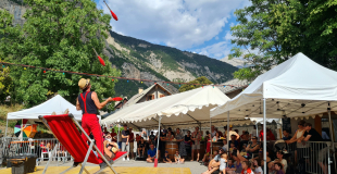 tour de chauffe, trompette et public