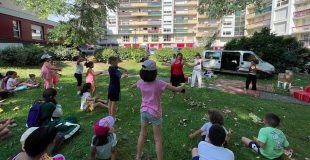 Echauffement du public