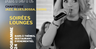 Lydia Moreno artiste pour chant lounge jazzy swing animation artistiqueAnduze gard