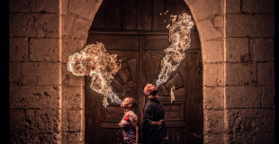 spectacle cracheur de feu