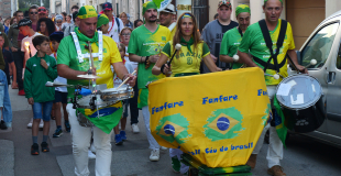 La fanfare en déambulation