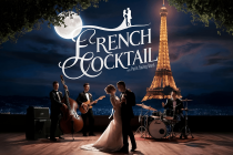 French Cocktail avec notre Groupe Paris Swing Band