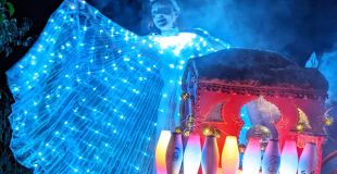 Déambulation lumineuse fête d noël Grand-Est