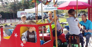 Par Ici L'Escampette Manege vélo à Charavines Isère