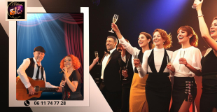 Soirée a théme avec le groupe Mikado & Lydia Moreno chanteuse à Nimes soirée privée concert acoustique guitare voix pop rock gard