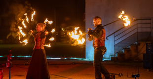 spectacle de feu