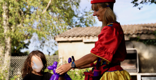 Clown Confetti Sculpture sur ballons