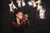 Cracheurs de feu et jonglerie 