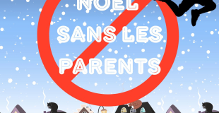 Affiche Noël sans les parents