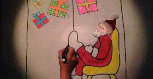 Spectacle jeune public LE PERE NOEL CIE DGINKO