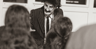 Le colporteur de film de peur