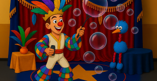 Numéro de bulles de savon géantes - concept art