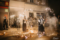 spectacle de feu, Fête des lumières, Soucieux en Jarrest (69)