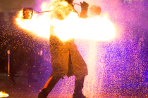 Des effets pyrotechniques pour le plus grand plaisir de tous. 