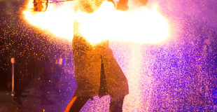 Des effets pyrotechniques pour le plus grand plaisir de tous. 