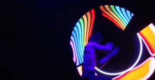 agres led pixel poi logo reveal