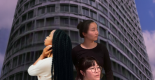 Affiche Paroles de Femmes en Pied d'Immeuble 