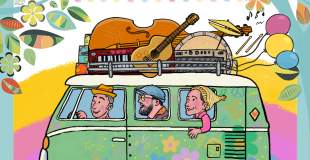 Camion Vert spectacle concert, pour faire le plein de bonne humeur