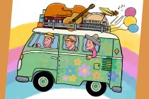 Camion Vert spectacle concert, pour faire le plein de bonne humeur