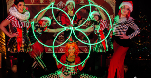 Cirk'n'swing de Noël - Spectacle de lumière LED