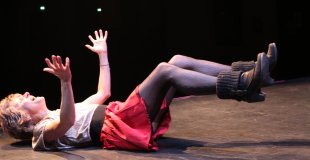 Un moment fort et drôle du spectacle final
