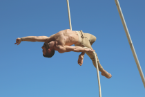 Numéro aérien - Corde Lisse