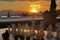 Le joueur d'echecs à Cannes