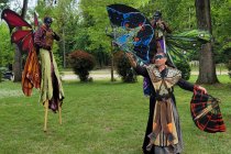 Jongleurs et échassiers papillons