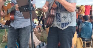 Concert en extérieur l'été