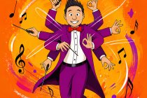 Affiche Professeur Concerto - Vive la musique