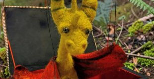Petit dragon prêt à voler