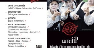 La Brigade d'Interventions Tout Terrain - BiiiP ! Et la poésie s’invite là où on ne l’attend pas